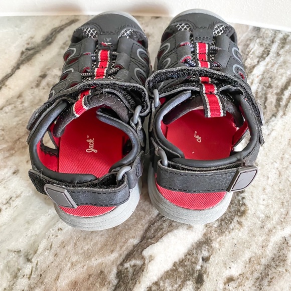 Cat & Jake Toddler Boy Afton Sandals- Size 8 - Picture 3 of 5